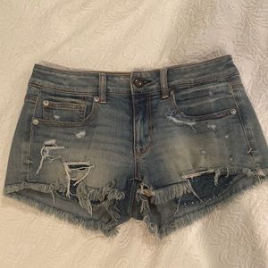 American Eagle Distressed Denim Shorts